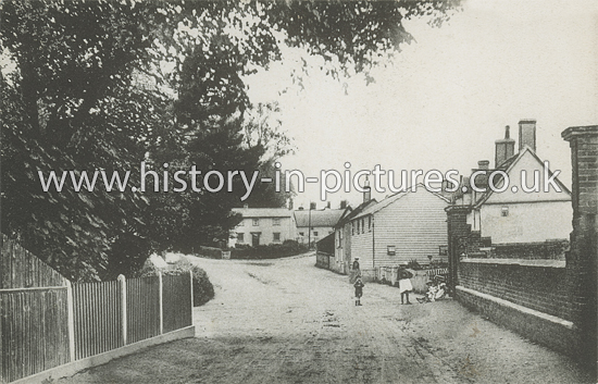 Vicarage Road, Finchingfield, Essex. c.1905